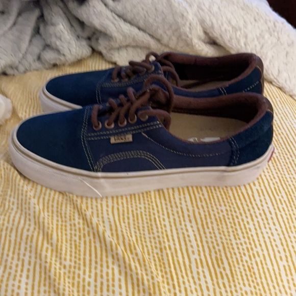 Vans Rowley [Solos] Skate Shoes Navy/Leather 7.5 - Picture 6 of 9